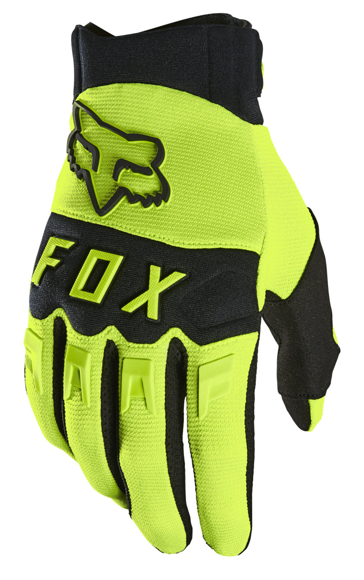 2023 Fox Dirtpaw Gloves Flo Yellow