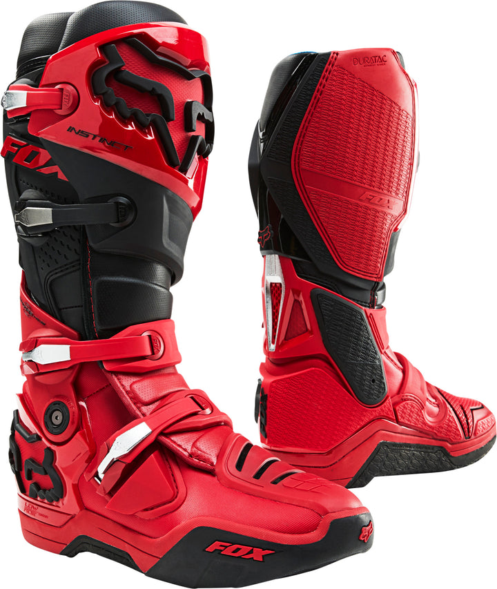 2022 Fox MX Instinct Boots Red Black