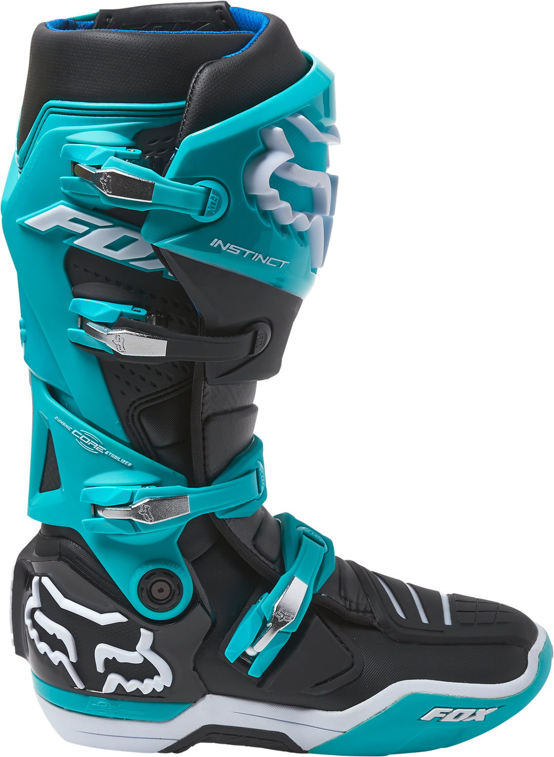 2022 Fox MX Instinct Boots Teal Blue