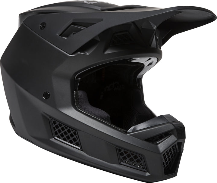 Fox V3 RS Solids Matte Black Motocross Helmet