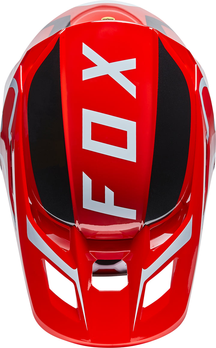 Fox V2 MERZ Flo Red Motocross Helmet