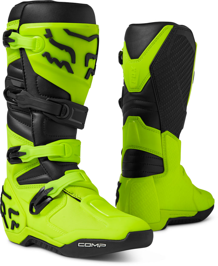 Fox Comp MX Boot Flo Yellow