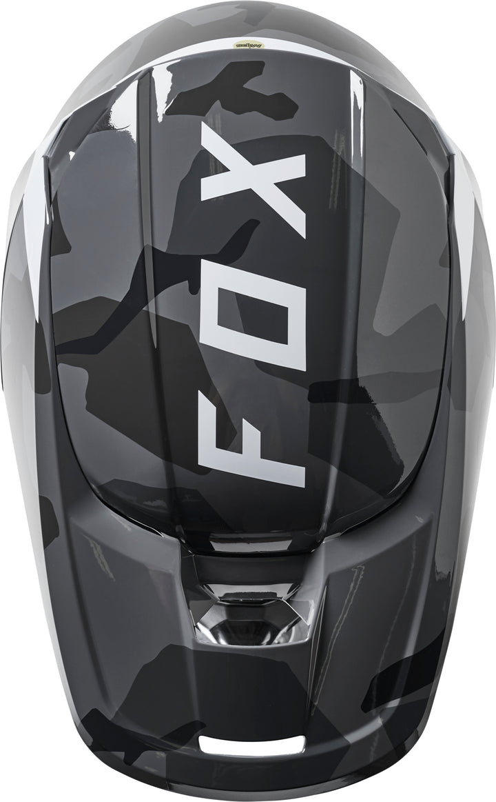 SPRING 2022 Fox V1 BNKR Black Camo Motocross Helmet