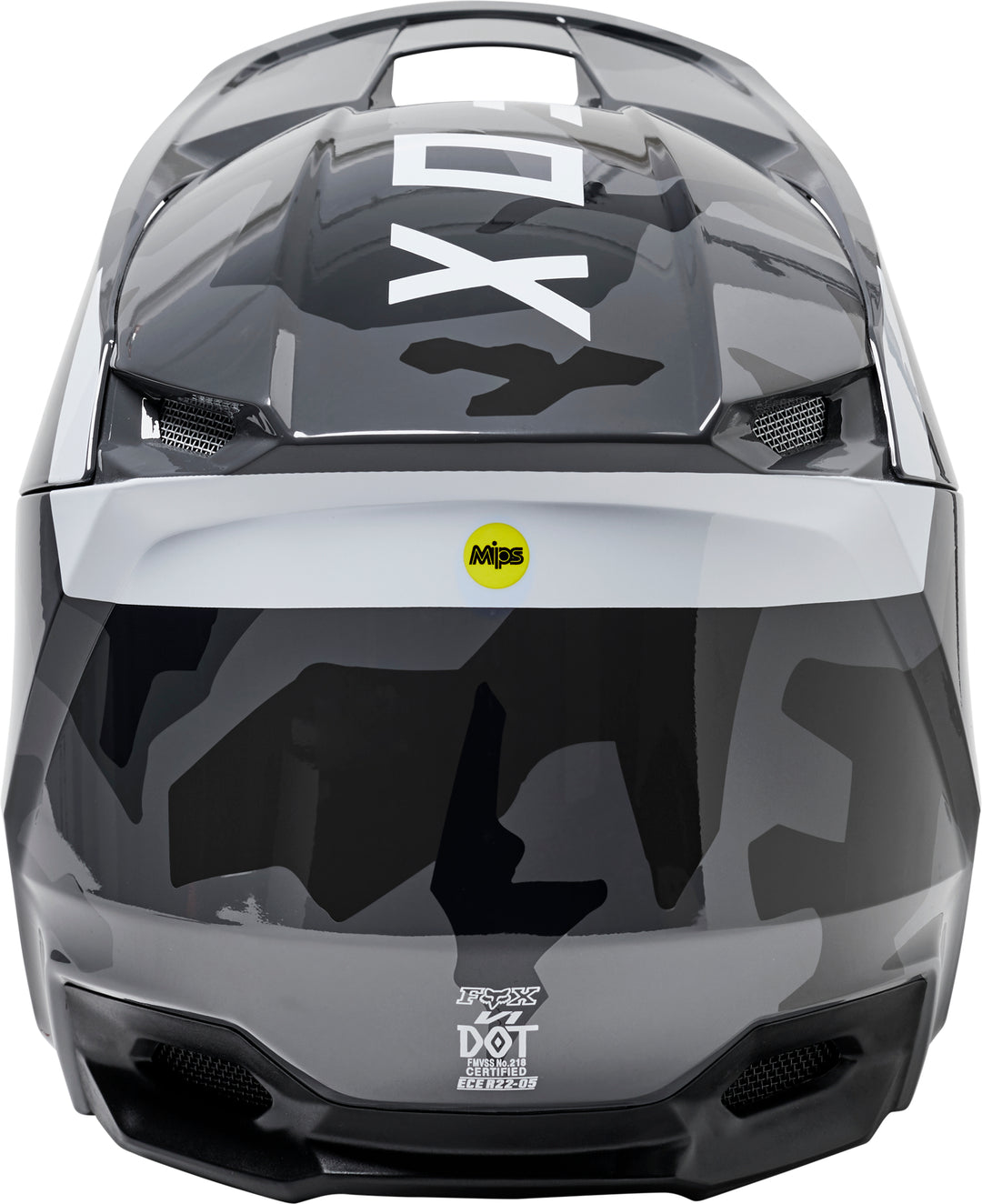 SPRING 2022 Fox V1 BNKR Black Camo Motocross Helmet