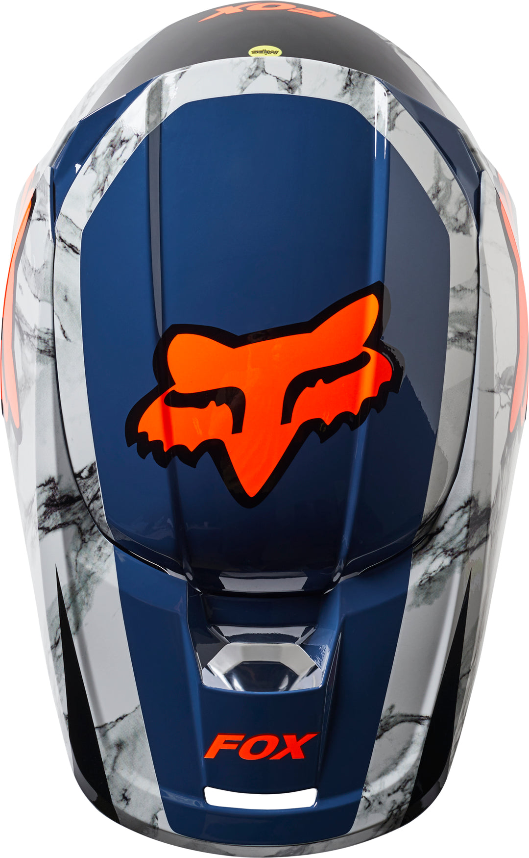 SPRING 2022 Fox V1 KARRERA Blue Grey Motocross Helmet