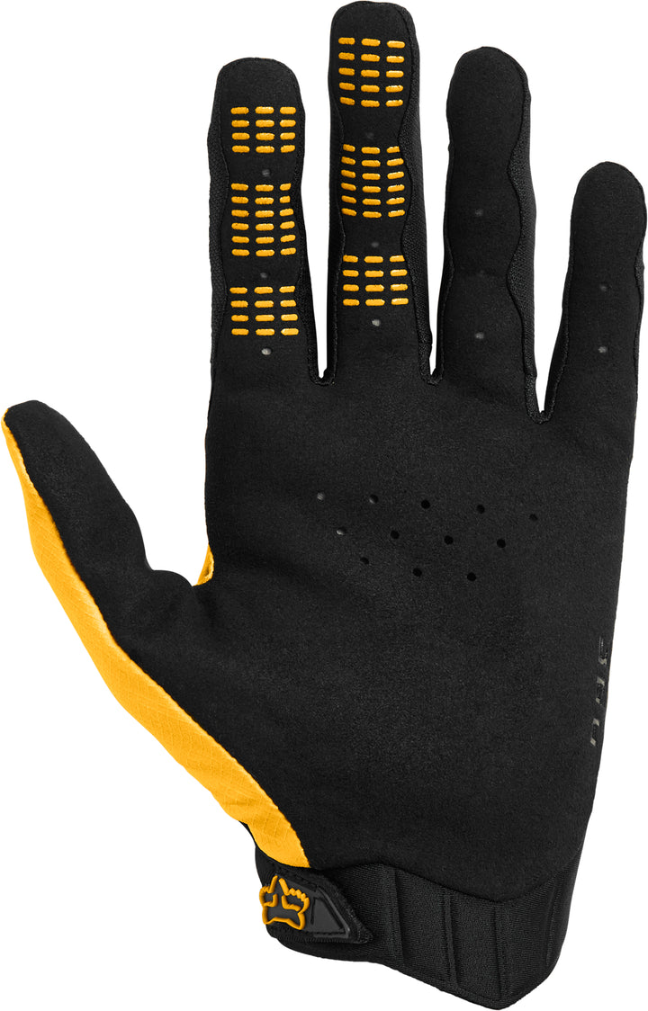 Fox SUPR TRIK Limited Edition 360 Gloves Yellow Black