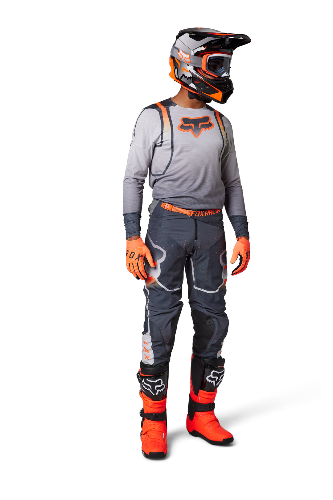 2023 Fox 360 VIZEN Grey Orange MX Kit Combo