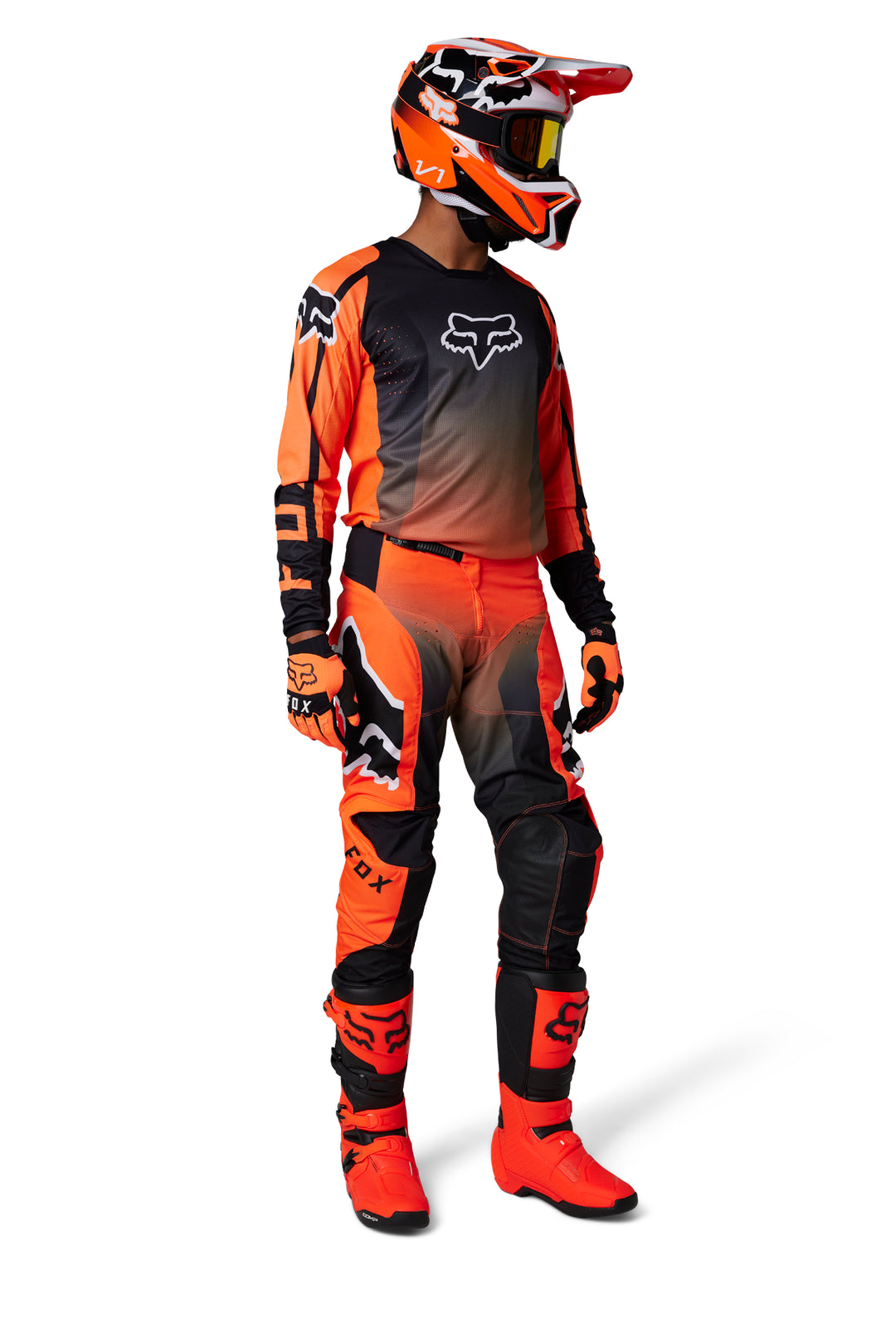 2023 Fox 180 LEED Orange MX Kit Combo