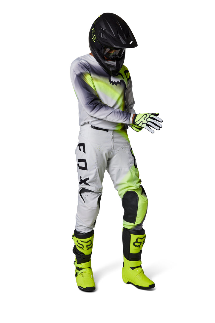 2023 Fox 180 Toxsyk Grey Flo Yellow MX Kit Combo