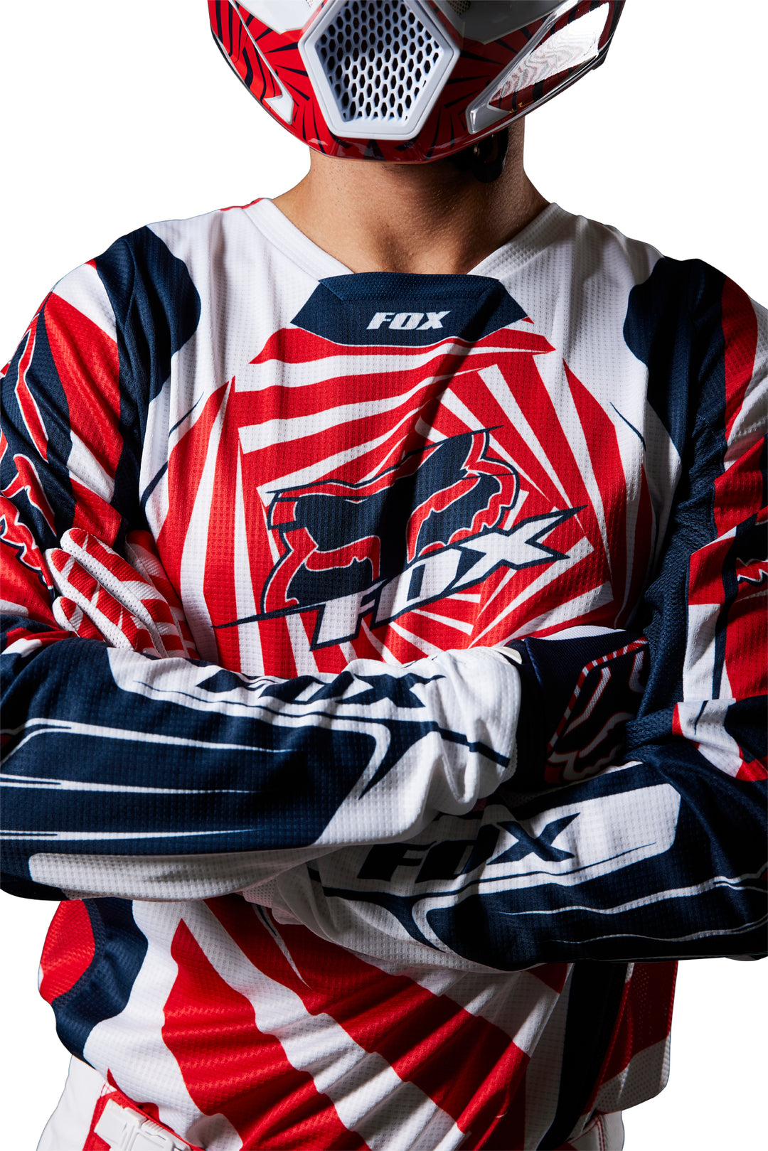 Fox Special Edition 180 GOAT Ricky Carmichael Navy Red Kit