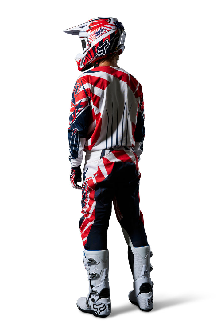 Fox Special Edition 180 GOAT Ricky Carmichael Navy Red Kit