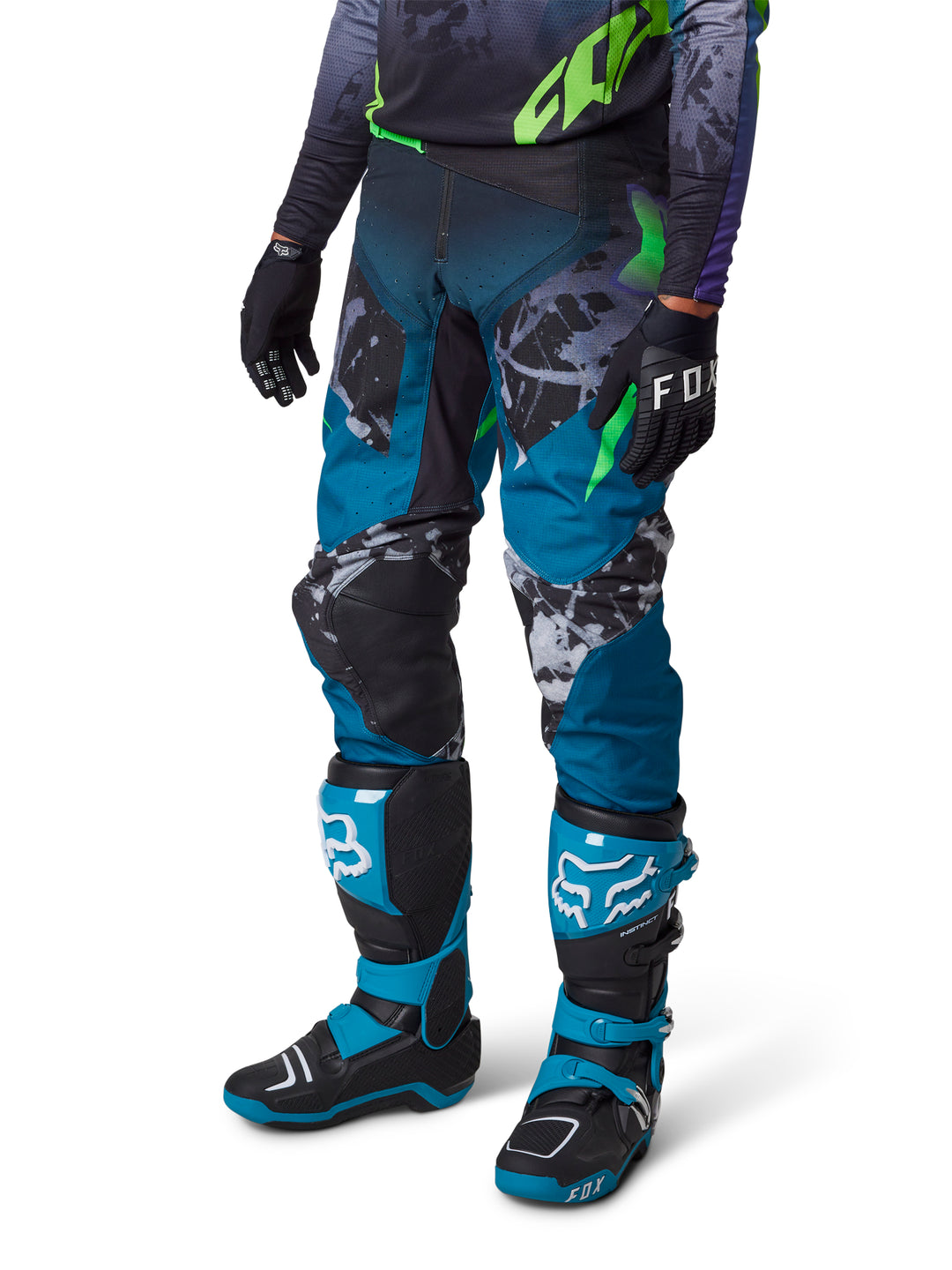 2023 Fox 360 DKAY Blue Green MX Kit Combo