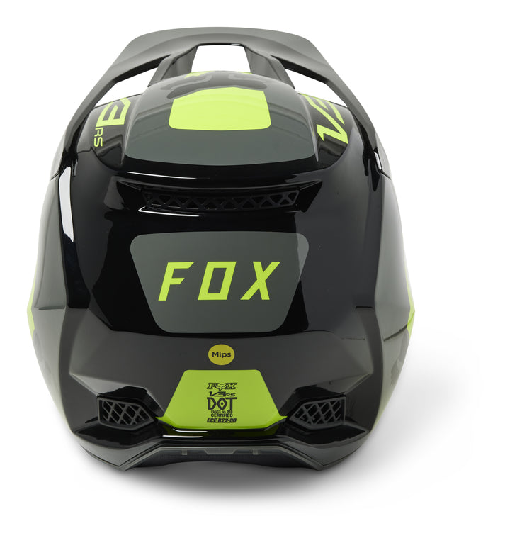 Fox V3 RS EFEKT Flo Yellow Motocross Helmet