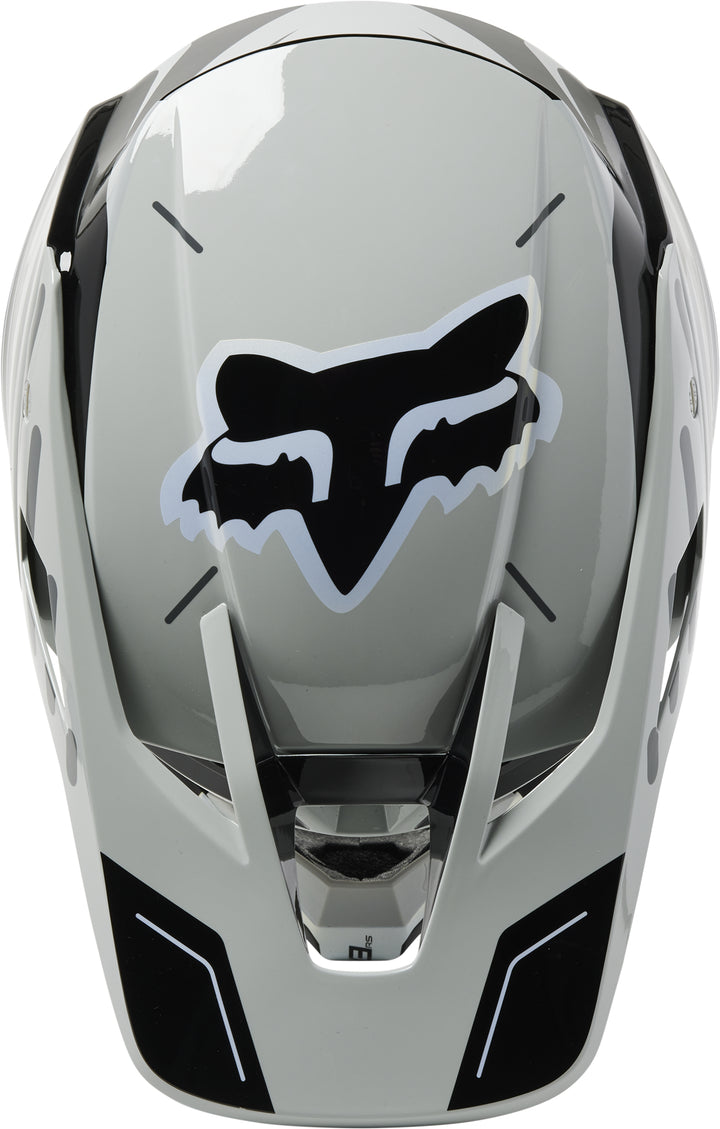 Fox V3 RS RYAKTR Grey Motocross Helmet