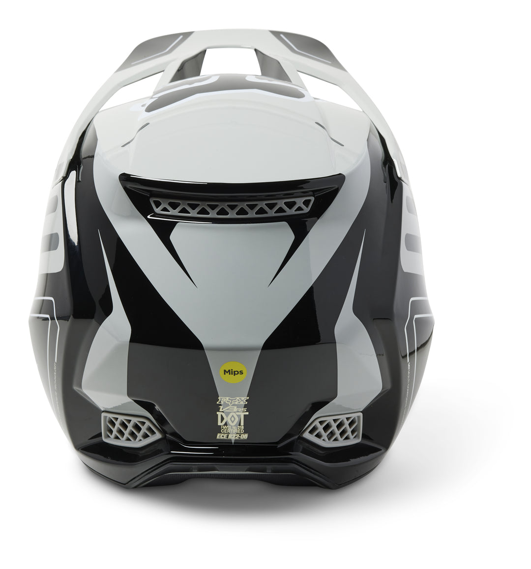 Fox V3 RS RYAKTR Grey Motocross Helmet