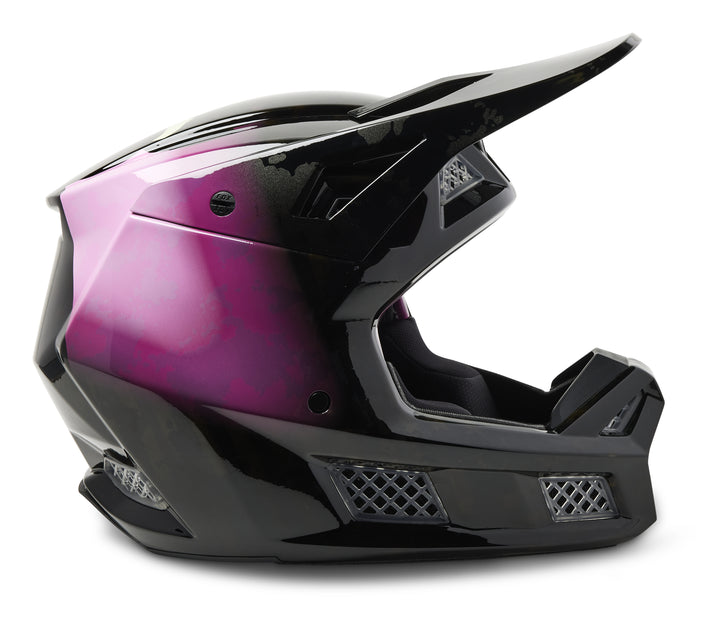 Fox V3 RS DETONATE Black Motocross Helmet