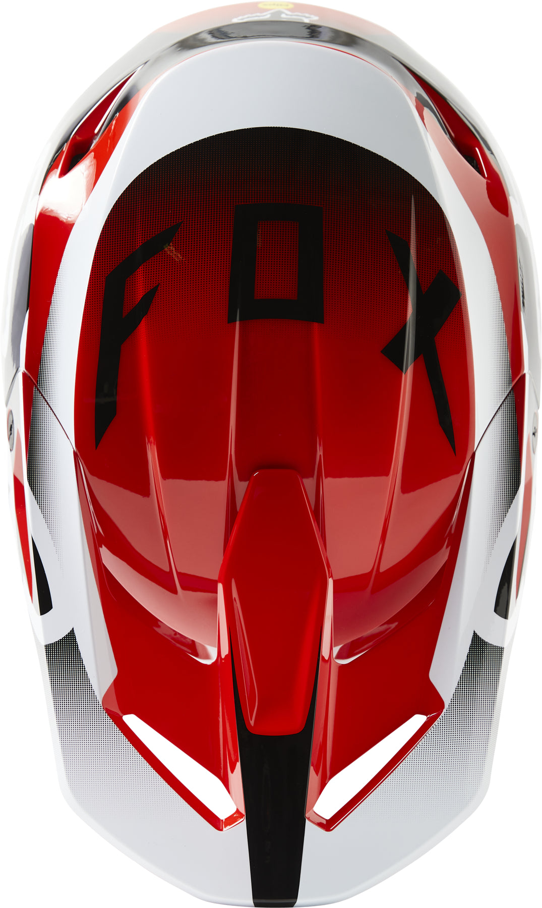 2023 Fox V1 LEED Flo Red Motocross Helmet