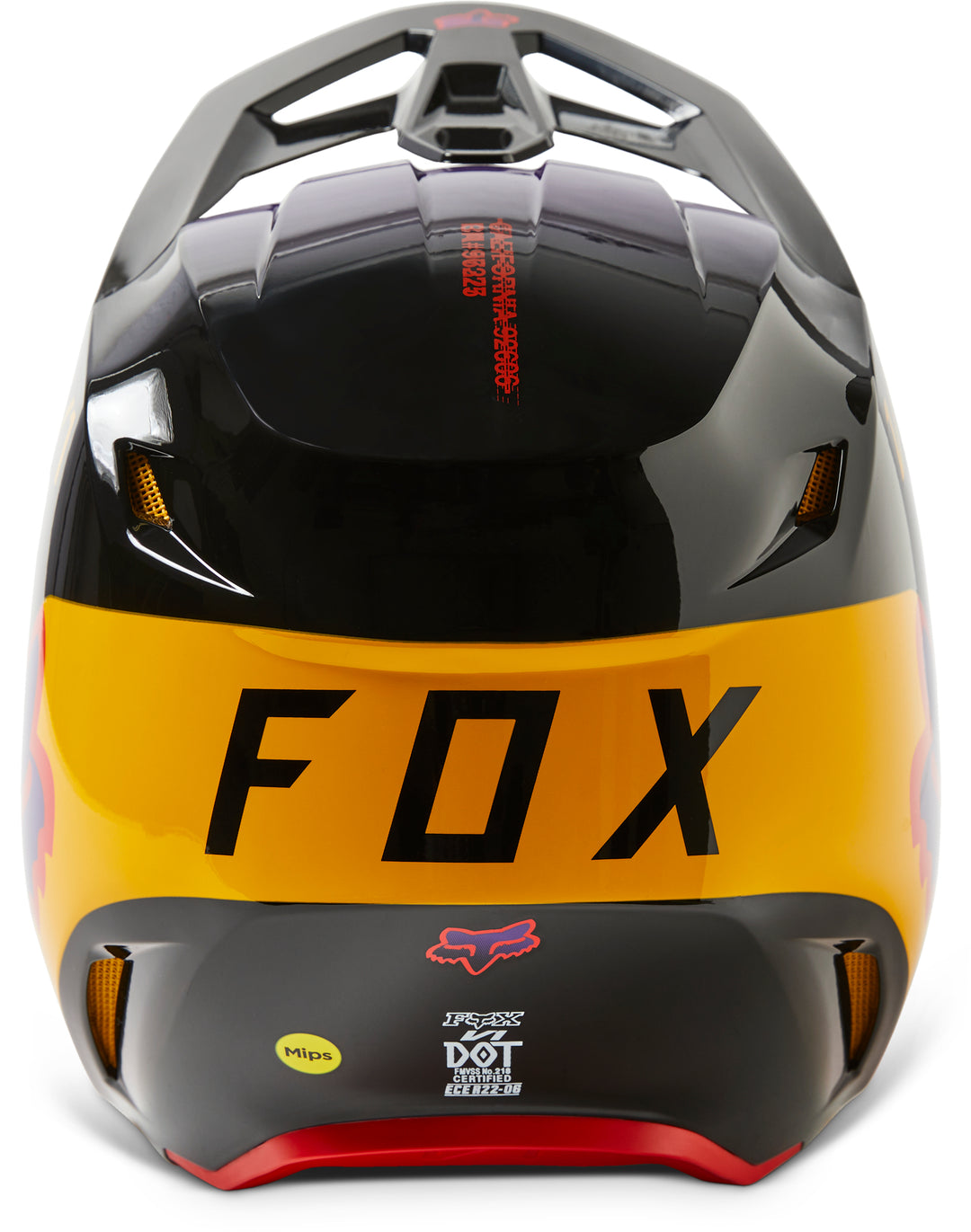 2023 Fox V1 TOXSYK Black Motocross Helmet