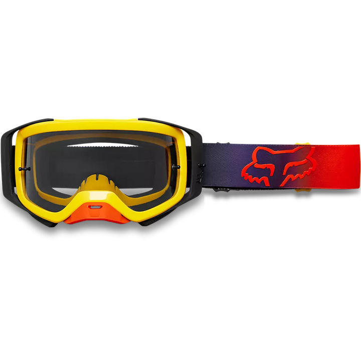 2023 Fox Airspace Fgmnt Goggle Yellow Red - Grey Lens