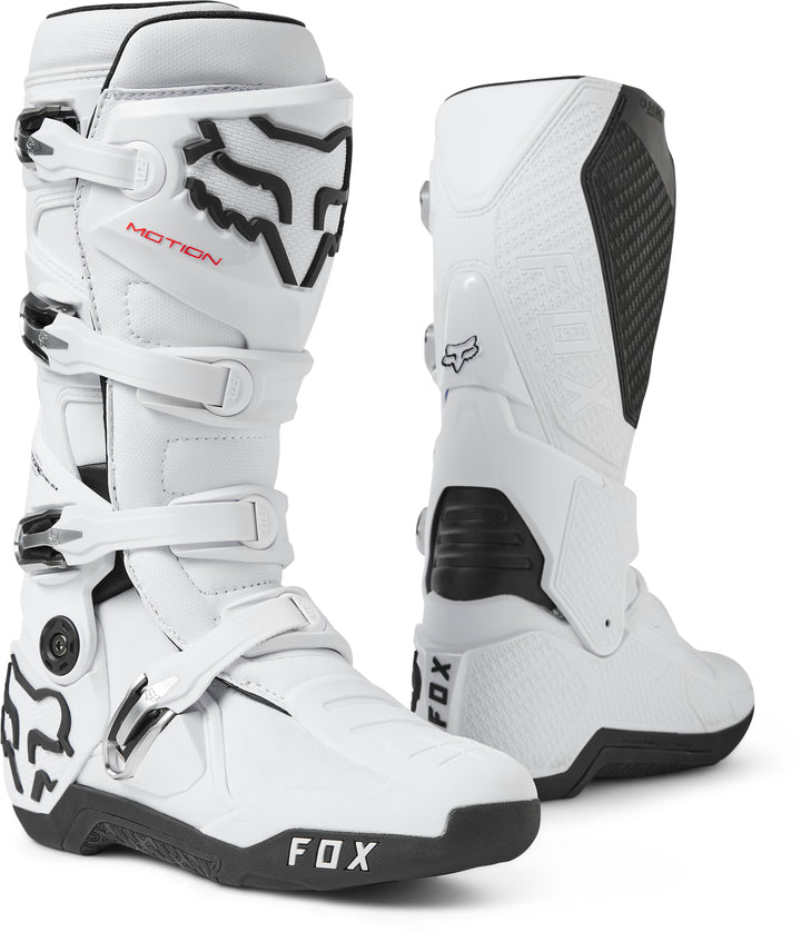 Fox Motion MX Boots White