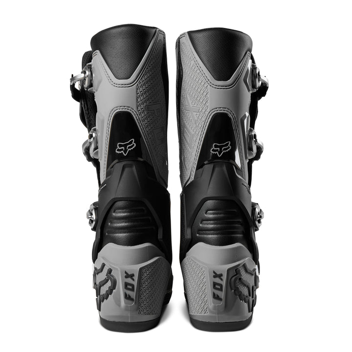 Fox Motion MX Boots Black Grey