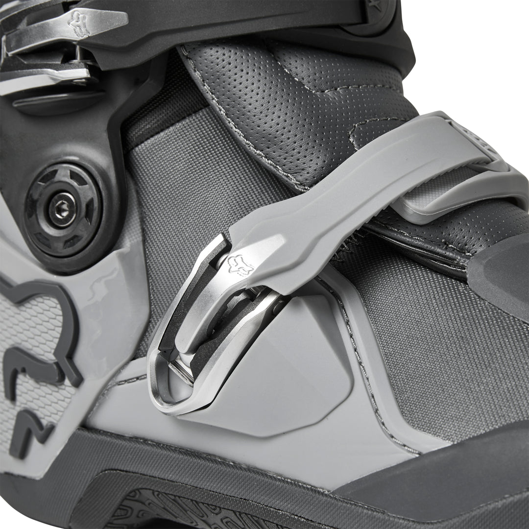 Fox Motion MX Boots Black Grey