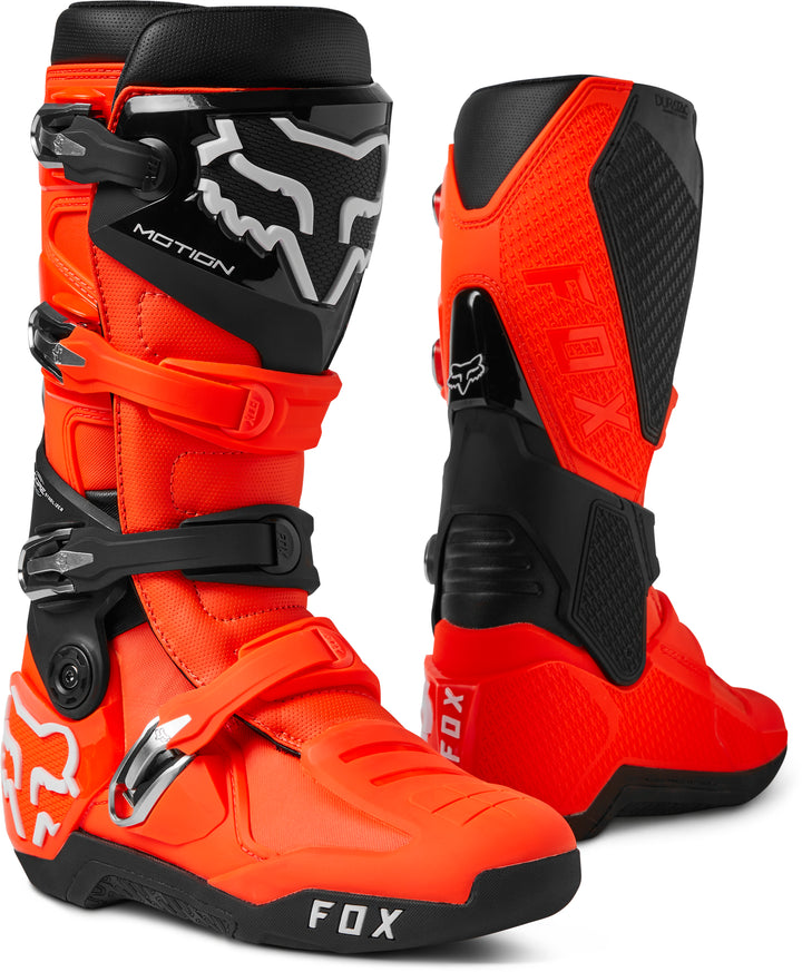 Fox Motion MX Boots Flo Orange