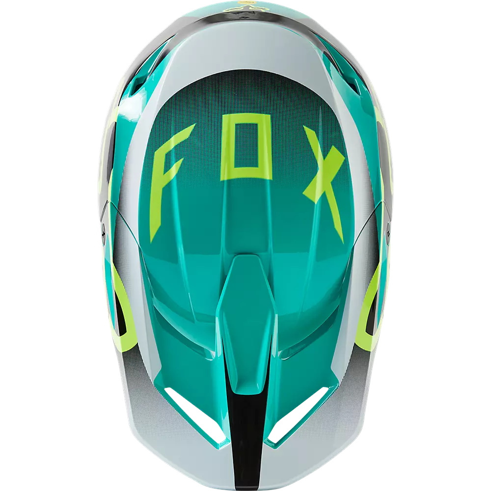 2023 FOX YOUTH V1 LEED HELMET TEAL