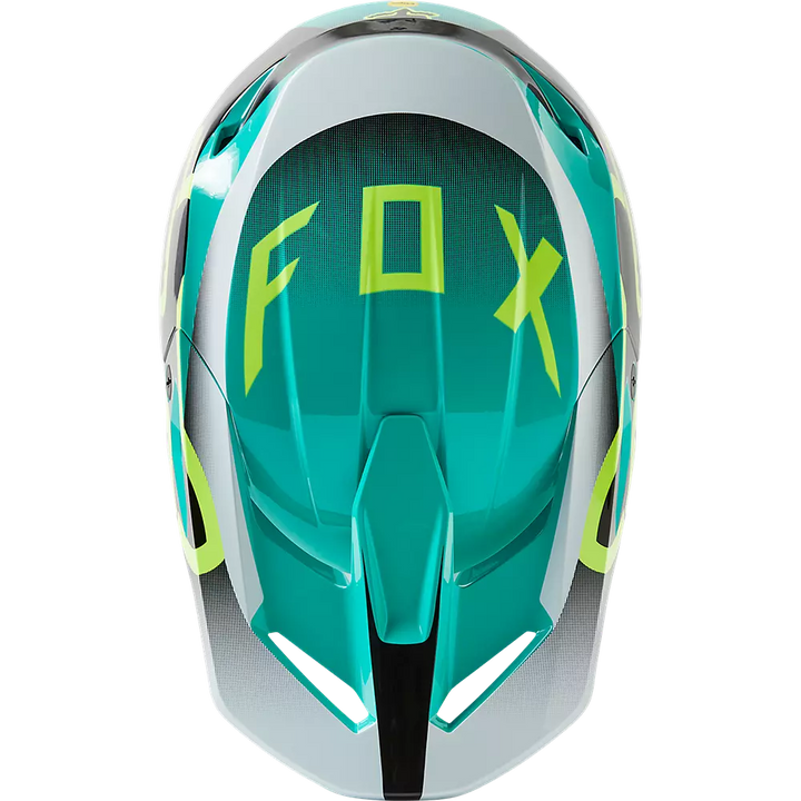 2023 FOX YOUTH V1 LEED HELMET TEAL