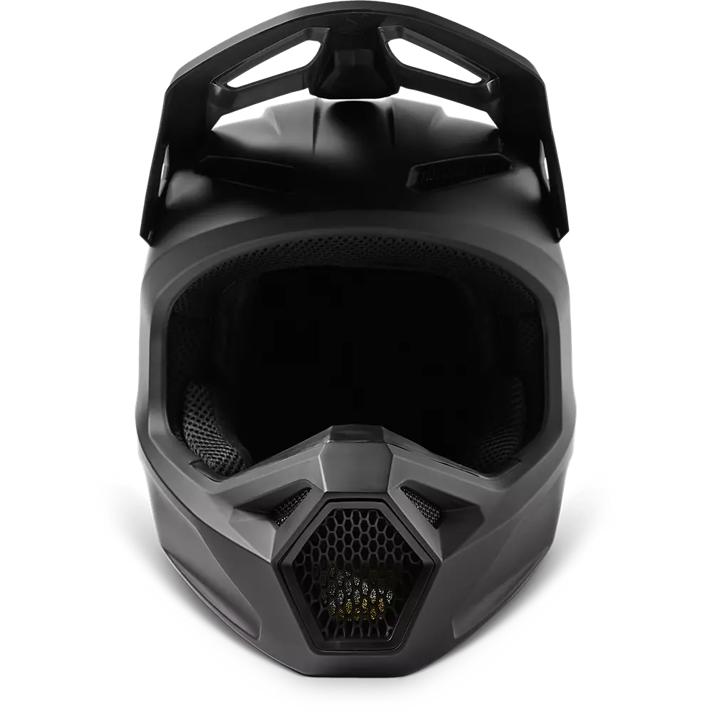 2023 FOX YOUTH V1 MATTE BLACK HELMET BLACK