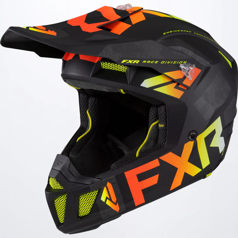 2022 FXR Clutch EVO LE Helmet Black Orange