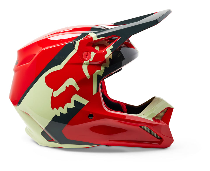 2023 Fox V1 XPOZR RED Motocross Helmet