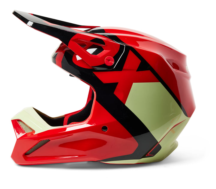 2023 Fox V1 XPOZR RED Motocross Helmet