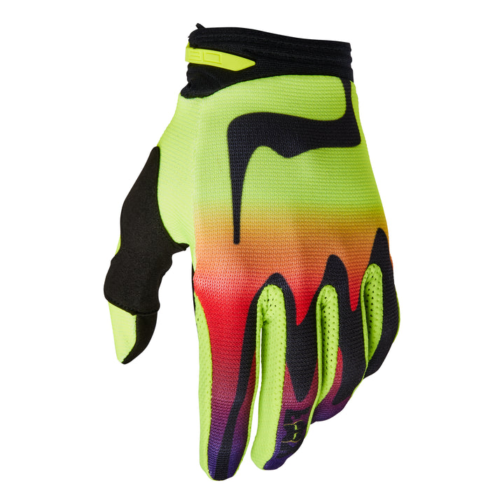 2023 Fox 180 KOZMIK MX Gloves - Yellow Red