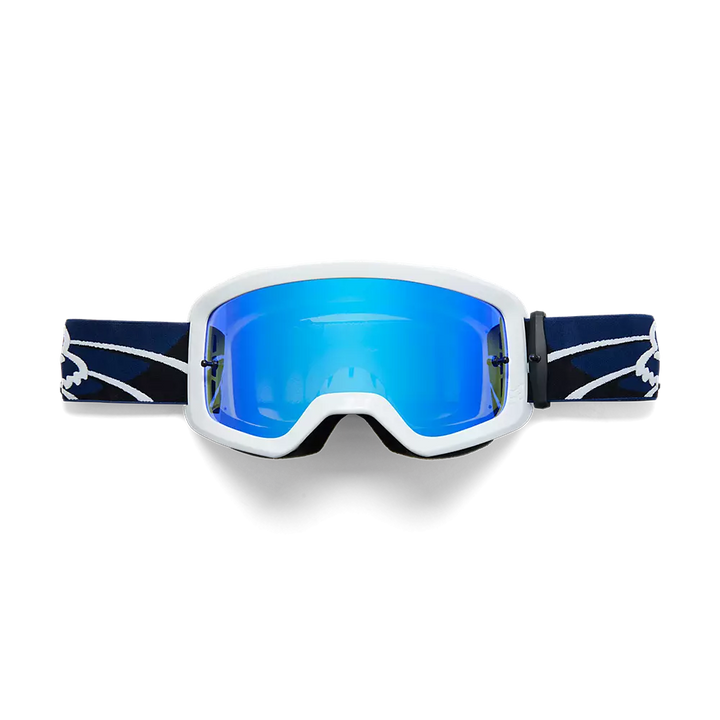 Special Edition GOAT Strafer Ricky Carmichael Fox Main Goggle Navy Blue - Mirror Lens