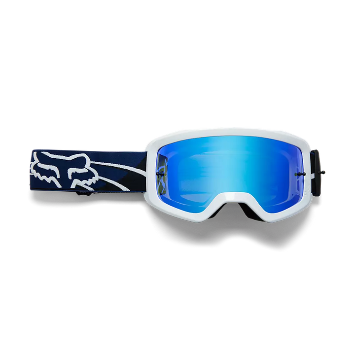 Special Edition GOAT Strafer Ricky Carmichael Fox Main Goggle Navy Blue - Mirror Lens