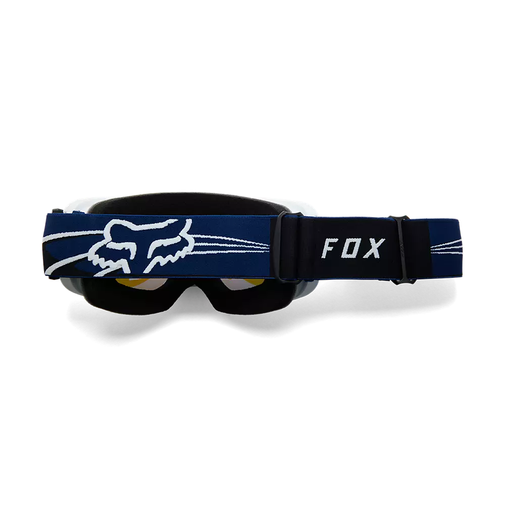 Special Edition GOAT Strafer Ricky Carmichael Fox Main Goggle Navy Blue - Mirror Lens