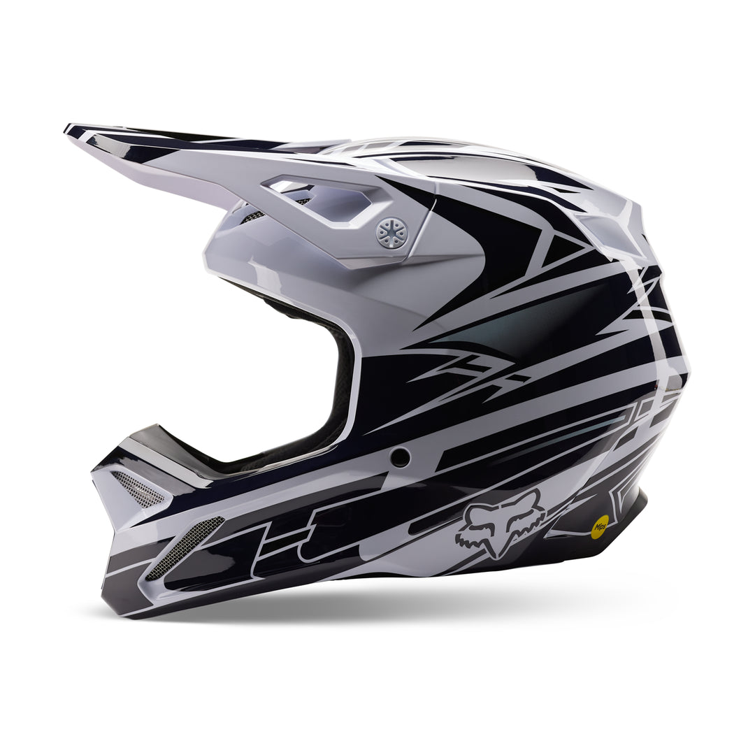 FOX SPECIAL EDITION STRAFER RICKY CARMICHAEL V1 HELMET BLUE