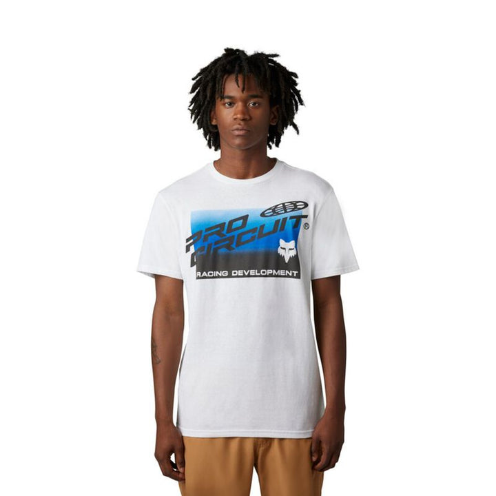 Fox Foyl Pro Circuit Premium Tee White