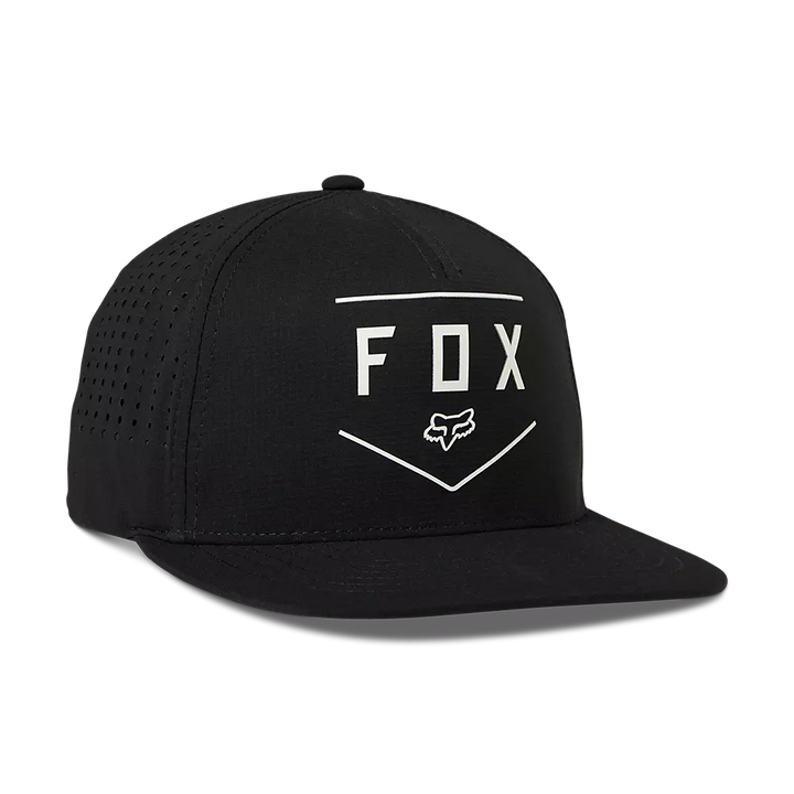 Fox Shield Tech Black Snapback Hat