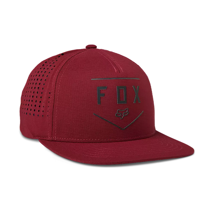 Fox Shield Tech Red Snapback Hat