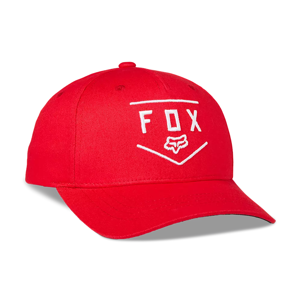 Fox Youth Shield 110 Snapback Hat Red