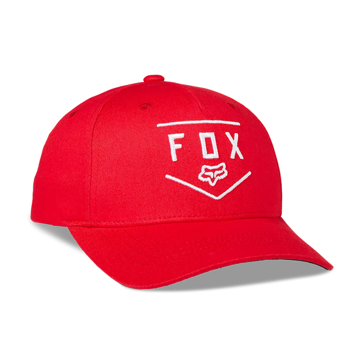 Fox Youth Shield 110 Snapback Hat Red