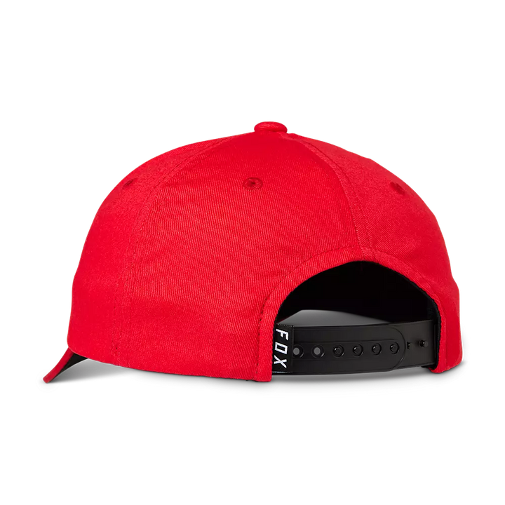 Fox Youth Shield 110 Snapback Hat Red