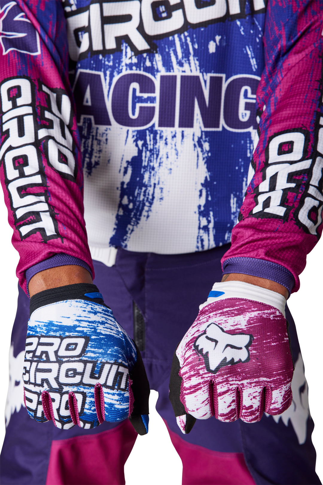 Fox Special Edition 180 Pro Circuit Gloves - Purple Retro