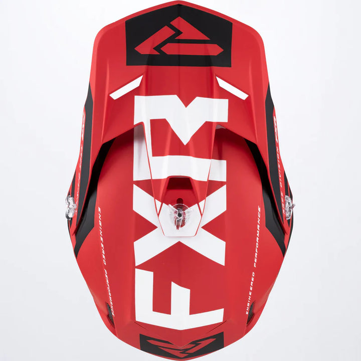 2022 FXR Clutch EVO LE Helmet Red White Black