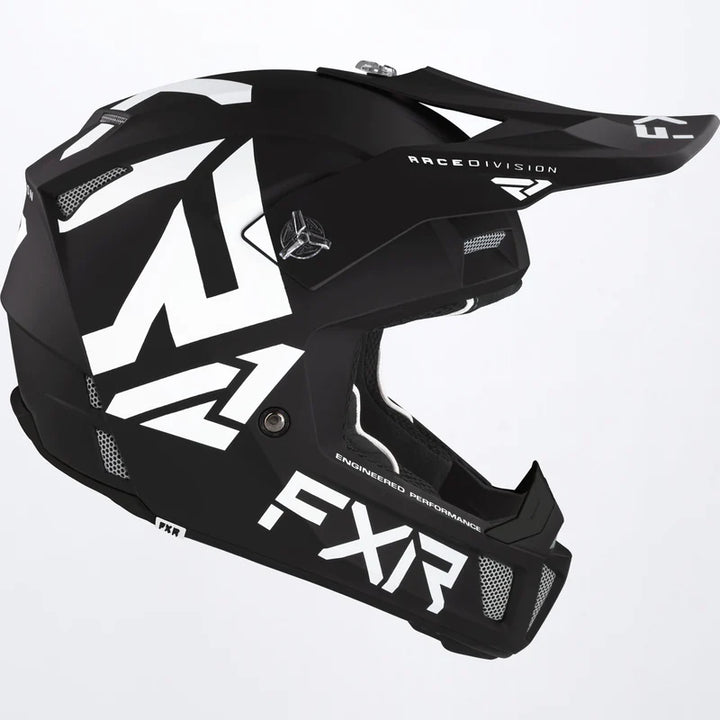 2022 FXR Clutch CX Helmet Black White