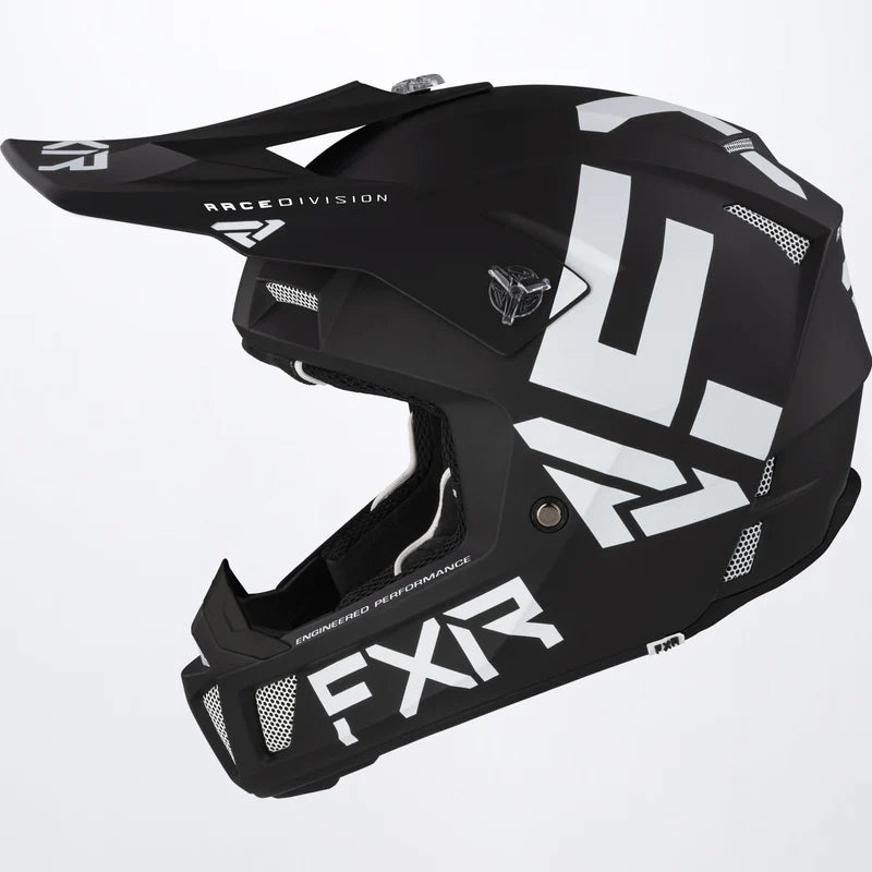 2022 FXR Clutch CX Helmet Black White