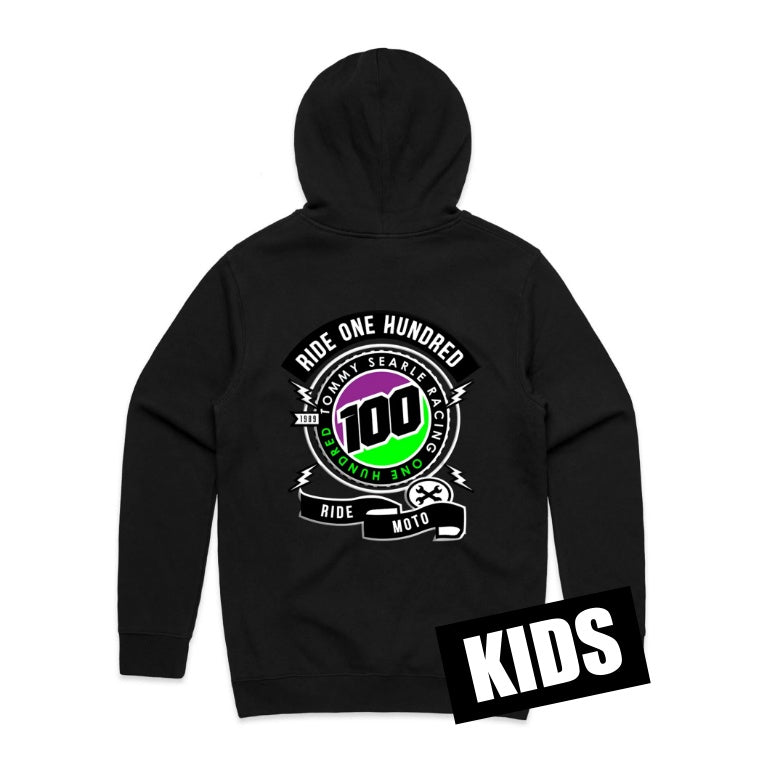 Tommy Searle - Kids Searle Racing Hoodie Black