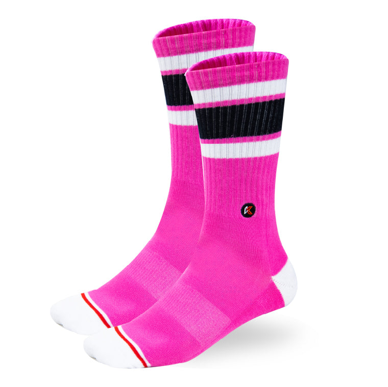 Kecks Crew Socks - Pink